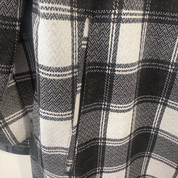 Philosophy Republic Clothing Plaid Blazer Jacket Women's Size S P Black - Picture 5 of 9